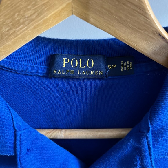 Polo Ralph Lauren Short sleeved Polo Shirt Sz S Royal Blue - Picture 3 of 7